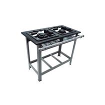 Fogão Industrial 2 bocas 40X40 Luxo Metalmaq Fogão Industrial 2 bocas 40X40 Luxo Metalmaq