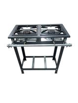 Fogão Industrial 2 Bocas Alta Pressão 30x30 Kitchen Gourmet Primeira Linha Alta Qualidade