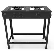 Fogão Industrial 2 Bocas Baixa Pressão sem Forno Realce CR219 Fogão Industrial 2 Bocas Baixa Pressão sem Forno Realce CR219