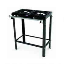 Fogão Industrial 2 Queimadores Simples C/ Pé S/ Registro P/ Forno Pms-200 Progás.