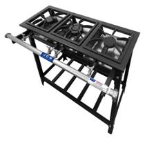 Fogão Industrial 3 Bocas 30x30 Baixa Pressão P5 JCN Fogão Industrial 3 Bocas 30x30 Baixa Pressão P5 JCN