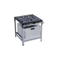 Fogão Industrial 4 bocas 30X30 com Forno Luxo Metalmaq Fogão Industrial 4 bocas 30X30 com Forno Luxo Metalmaq
