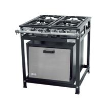 Fogão Industrial 4 Bocas 30x30 P5 Baixa Pressão Forno 87 LTS