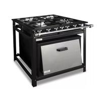 Fogão Industrial 4 Bocas Baixa Pressão Com Forno Porta Inox Fogão Industrial 4 Bocas Baixa Pressão Com Forno Porta Inox