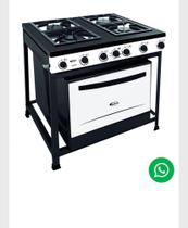 Fogao industrial 4 bocas com forno clarice