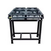 Fogão Industrial 4 Bocas Standard Alta Pressão Grelhas Aço 30x30 P5 MR Fogões Fogão Industrial 4 Bocas Standard Alta Pressão Grelhas Aço 30x30 P5 MR Fogões