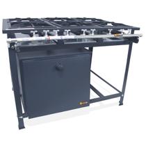 Fogão Industrial 6 Bocas Baixa Pressão 3QS 3QD P5 com Forno 90L Fogão Industrial 6 Bocas Baixa Pressão 3QS 3QD P5 com Forno 90L