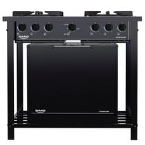 Fogão Industrial Dako 4 Bocas com Forno e Tripla Chama Couraçado