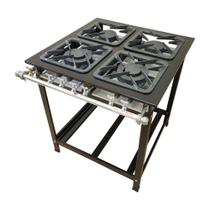 Fogão Industrial Gold 4 Bocas 2QS 2QD Baixa Pressão Perfil 7 Cefaz Fogão Industrial Gold 4 Bocas 2QS 2QD Baixa Pressão Perfil 7 Cefaz