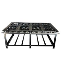 Fogão Industrial Gold 8 Bocas Alta Pressão Perfil 10 Cefaz Fogão Industrial Gold 8 Bocas Alta Pressão Perfil 10 Cefaz