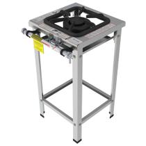 Fogão Industrial Inox Gastromaq 1 Boca Linha Dupla FGI301LD Fogão Industrial Inox Gastromaq 1 Boca Linha Dupla FGI301LD