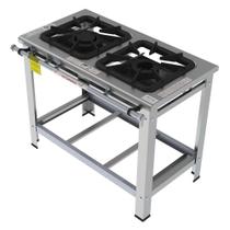 Fogão Industrial Inox Gastromaq 2 Bocas Linha Mista FGI402LM Fogão Industrial Inox Gastromaq 2 Bocas Linha Mista FGI402LM
