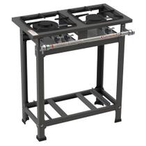 Fogão Industrial Itajobi 2 Bocas Baixa Pressão com 1 Boca Dupla Ativo P7
