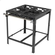 Fogão Industrial Progás PMSD-42 G2 4 Bocas A Gás 2 Bocas Duplas e 2 Bocas Simples Sem Forno P42198 Fogão Industrial Progás PMSD-42 G2 4 Bocas A Gás 2 Bocas Duplas e 2 Bocas Simples Sem Forno P42198