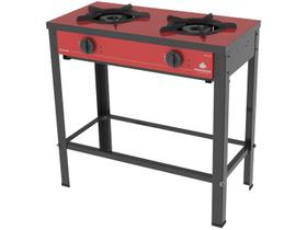 Fogão Industrial Progás Vermelho A Gás Rge-200 Gourmet 2 Bocas Simples Sem Forno P39217 Fogão Industrial Progás Vermelho A Gás Rge-200 Gourmet 2 Bocas Simples Sem Forno P39217