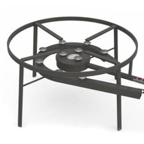 Fogão Industrial Redondo Boca Dupla 10 Caulins A Gás Progás