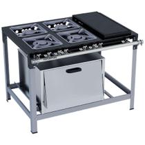 Fogão Industrial Stori Premium 4 Bocas 30x30 Forno Com Chapa M22 Pintado Metalmaq Fogão Industrial Stori Premium 4 Bocas 30x30 Forno Com Chapa M22 Pintado Metalmaq