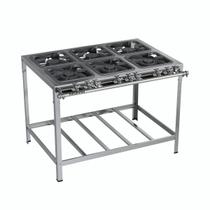 Fogão Industrial Stori Top BP 6 Bocas M15 Metalmaq Fogão Industrial Stori Top BP 6 Bocas M15 Metalmaq