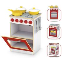 fogão infantil super chef vermelho 520 junges