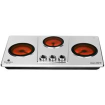 Fogão Infravermelho ElectroBras Prime Cook III EBVC33 1.800 watts 110V Prata / Preto