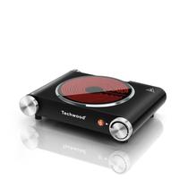 Fogão infravermelho Hot Plate Techwood Single Burner 1200W preto