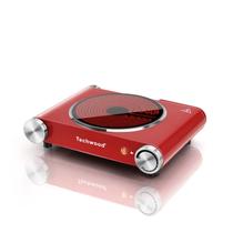 Fogão infravermelho Hot Plate Techwood Single Burner 1200W vermelho