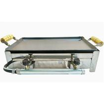 Fogão Inox Fogareiro A Gás Duas Bocas com Chapa Bife kit Gas Fogão Inox Fogareiro A Gás Duas Bocas com Chapa Bife kit Gas