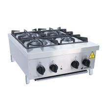 Fogão Inox Profissional DOM BIDONE FDB4M 04 bocas de mesa - VENÂNCIO.