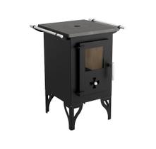 Fogão Lenha Dupla Combustão Tampo Ferro Fundido Barcelona F400F Metávila Fogão Lenha Dupla Combustão Tampo Ferro Fundido Barcelona F400F Metávila