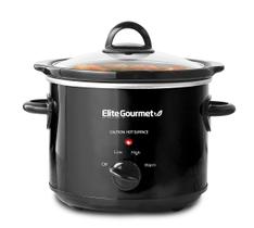 Fogão Lento Elite Gourmet MST-350B Elétrico 3L Preto Fogão Lento Elite Gourmet MST-350B Elétrico 3L Preto