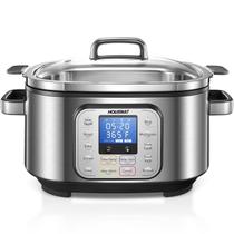 Fogão lento HOUSNAT 10 em 1 programável em aço inoxidável 6L Fogão lento HOUSNAT 10 em 1 programável em aço inoxidável 6L