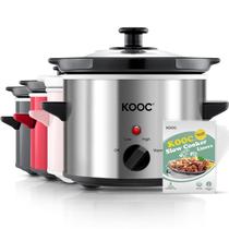 Fogão Lento KOOC Small 2 Litros com Forros de Aço Inoxidável