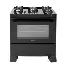 Fogão Max Glass 5 Queimadores Preto Bivolt FGVMG510PT Suggar