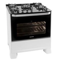 Fogão Mesa de Vidro 5 Queimadores 127V Best Grill Suggar Branco