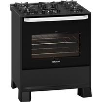 Fogão Mesa de Vidro 5 Queimadores Best Cook Suggar Bivolt Preto