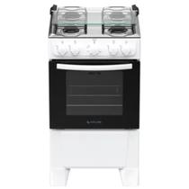 Fogão Milao 4 Bocas Manual Mesa de Inox 48 Litros Atlas