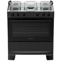 Fogão Mônaco Plus 5 Bocas Automático Mesa de Inox Forno Atlas