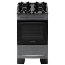 Fogão Mônaco Top Glass 4 Bocas Automático Mesa de Vidro Forno Atlas