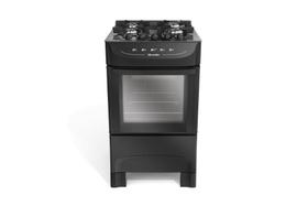 Fogão Mueller 4 Bocas com mesa de vidro Preto MFV4BB - Bivolt