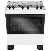 Fogão Mueller 5 bocas Branco com Tripla Chama MFI5BF Fogão Mueller 5 bocas Branco com Tripla Chama MFI5BF