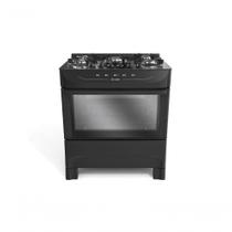 Fogão Mueller 5 Bocas Com Mesa De Vidro Preto MFV5BB Bivolt