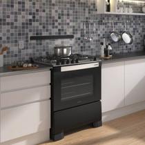 Fogão Mueller 5 Bocas Decorato G3 Automático Mesa de Inox Tripla Chama