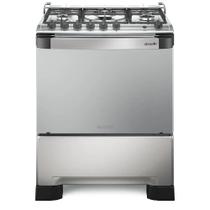 Fogão Mueller 5 Bocas Decorato Gourmet Inox Bivolt