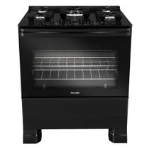 Fogão Mueller 5 bocas Preto com Mesa de Vidro e Tripla Chama MFV5BF Fogão Mueller 5 bocas Preto com Mesa de Vidro e Tripla Chama MFV5BF