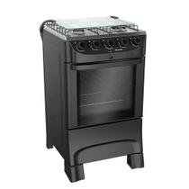 Fogão Mueller MFI4BB 4 Bocas Automático Mesa de Inox Forno 48,1L Bivolt