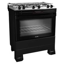 Fogão Mueller MFI5BF 5 Bocas Automático Mesa Inox Forno Total Clean