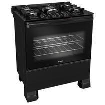 Fogão Mueller MFV5BF 5 Bocas Com Tripla Chama e Acendimento Automático Preto