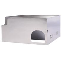 Fogão Pára-brisas REDCAMP Dobrável em Aço Inoxidável 37x36x19cm Fogão Pára-brisas REDCAMP Dobrável em Aço Inoxidável 37x36x19cm