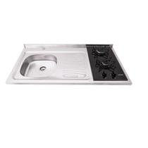 Fogão Pia 110x56,7cm Concretado - Cooktop Direito - Solo