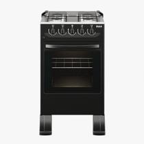 Fogão Piso 4 Bocas GLP Braslar New Sirius Mesa Inox Manual Preto 110V Fogão Piso 4 Bocas GLP Braslar New Sirius Mesa Inox Manual Preto 110V